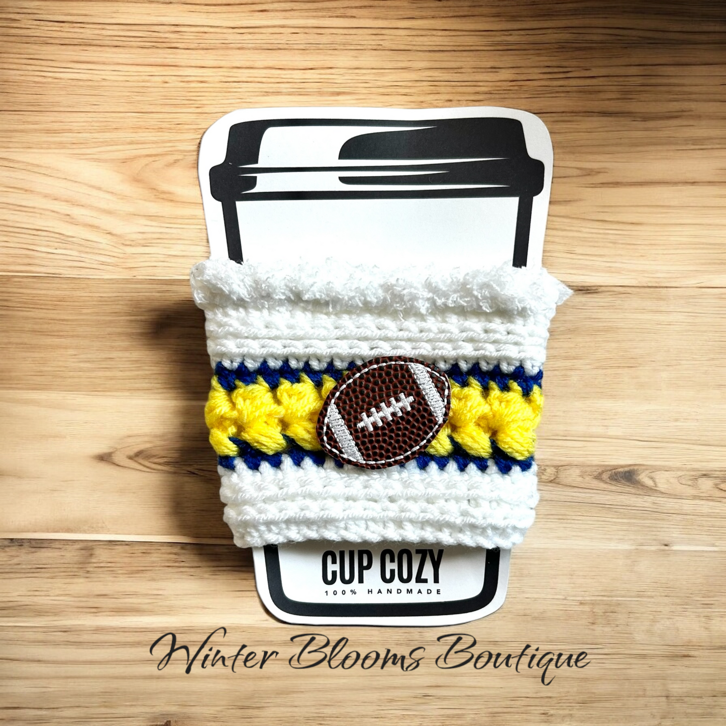 Los Angeles R@ms Football themed Drink Cozy Sleeve
