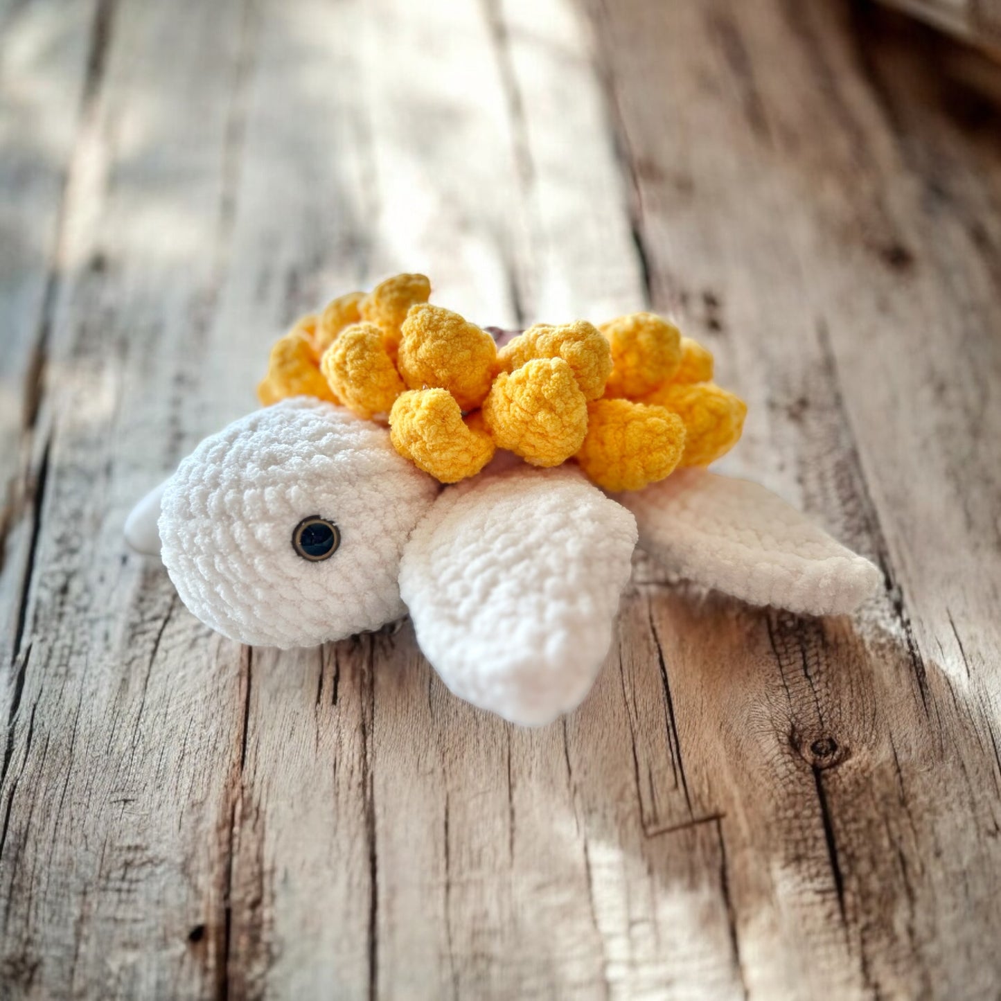 Turtle Sunflower Plush Decor Toy