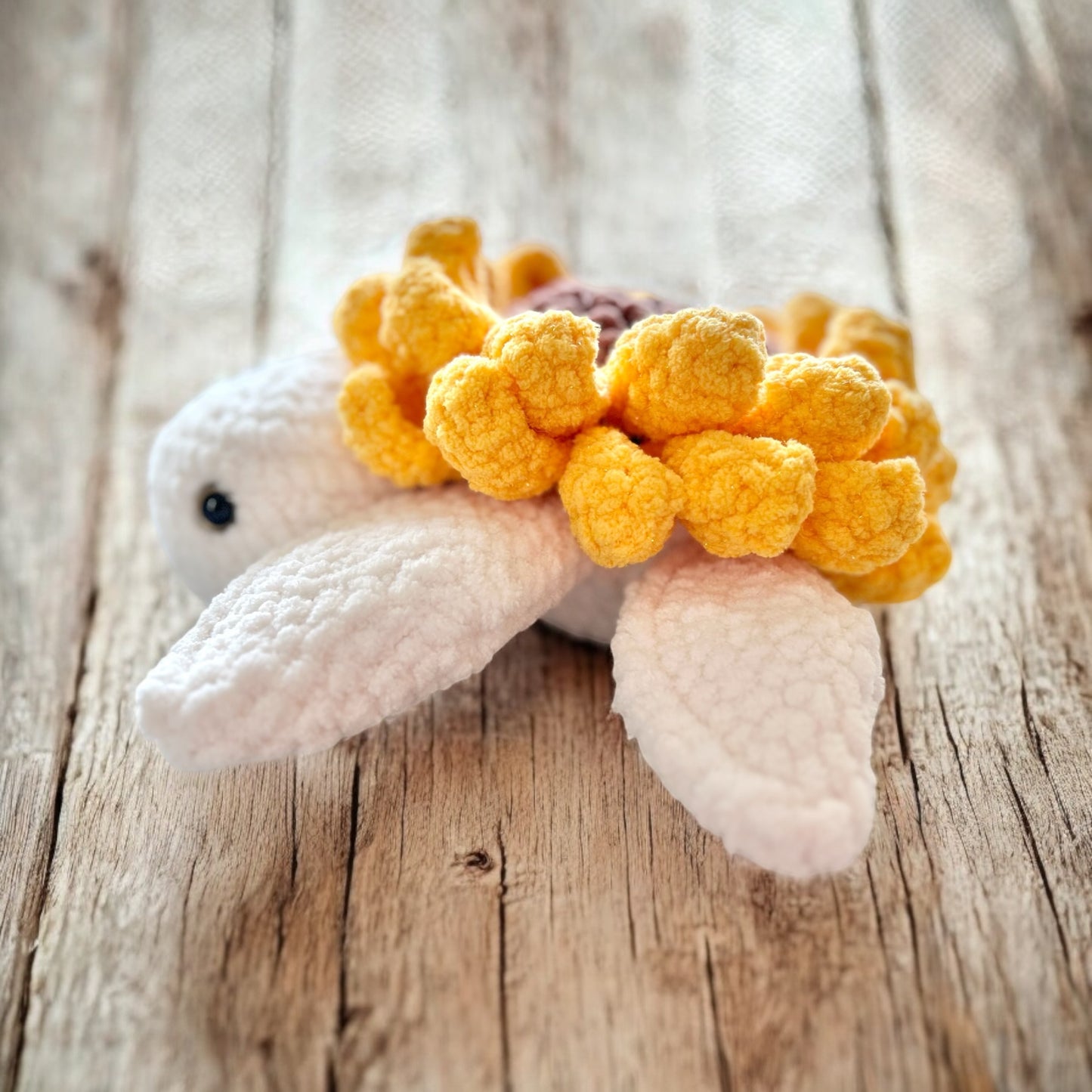 Turtle Sunflower Plush Decor Toy