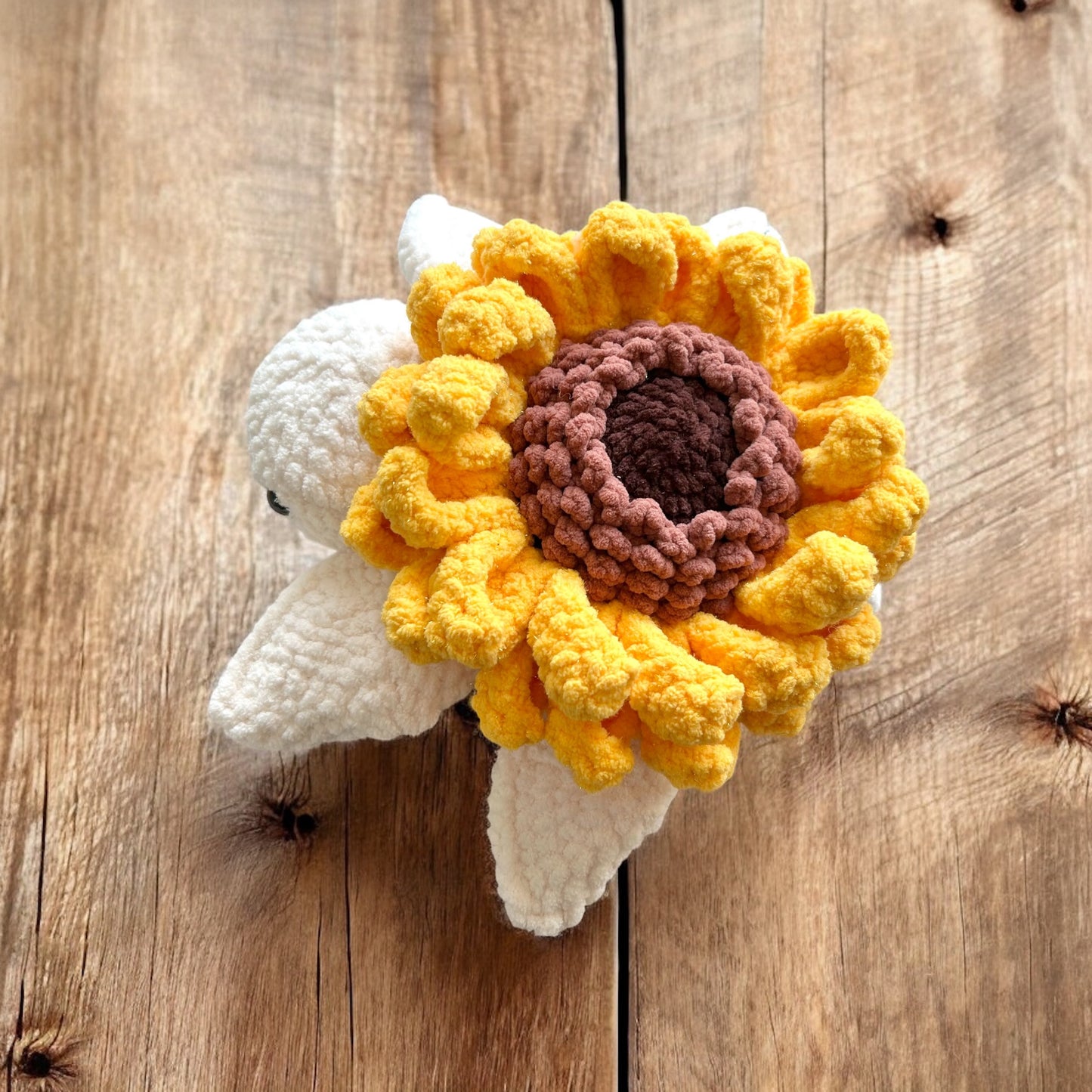Turtle Sunflower Plush Decor Toy