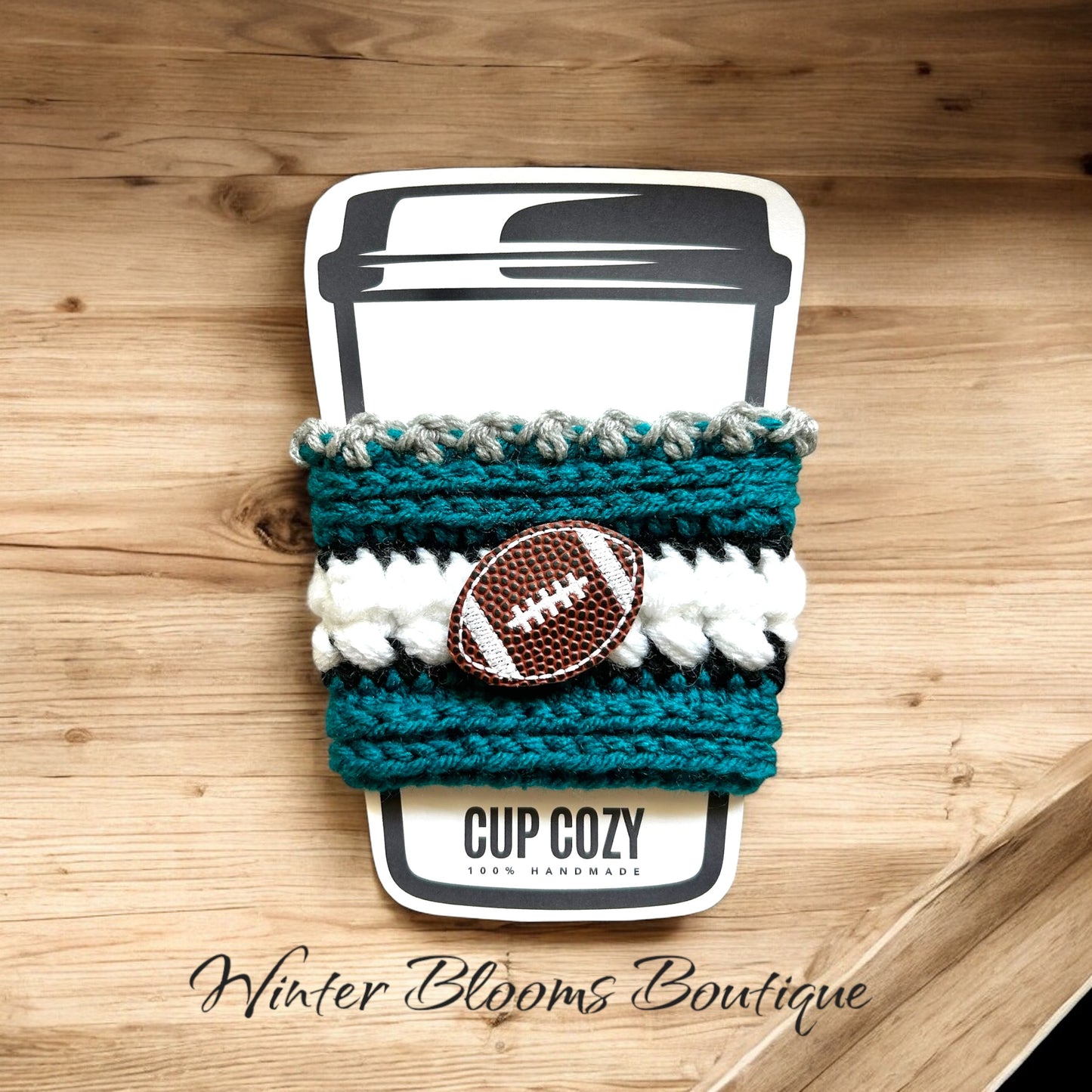 Philadelphia Football themed Drink Cozy Sleeve