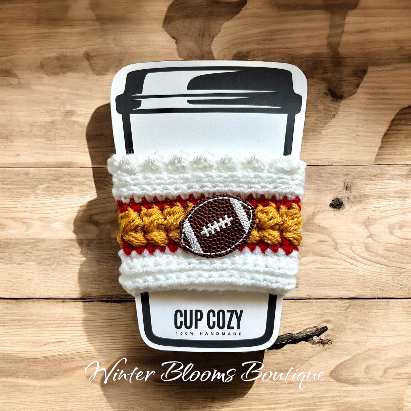 San Francisco Football themed Drink Cozy Sleeve