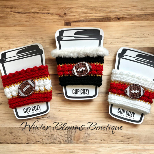 Kansas City Football themed Drink Cozy Sleeve