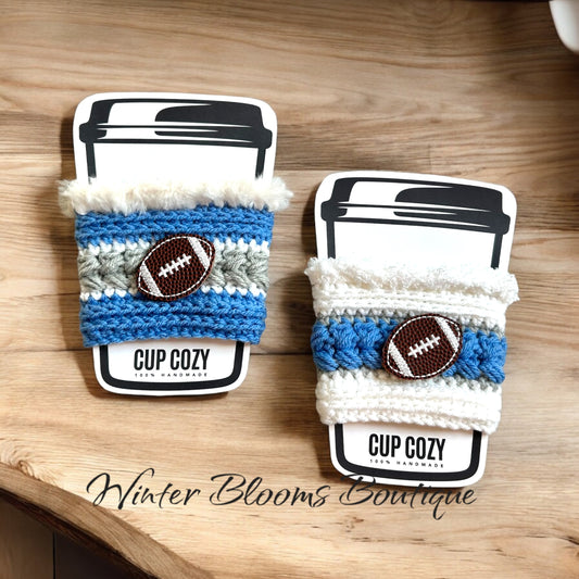 Detroit Football themed Drink Cozy Sleeve