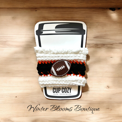 Cincinnati Football themed Drink Cozy Sleeve