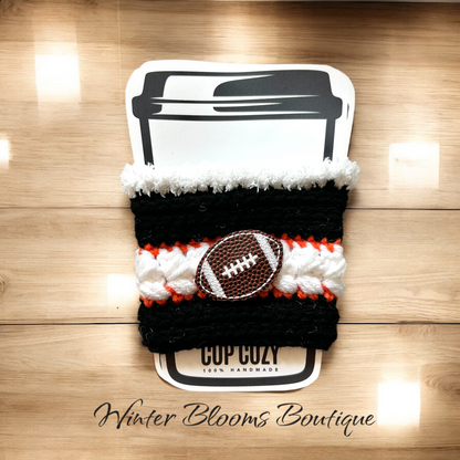 Cincinnati Football themed Drink Cozy Sleeve