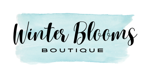 Winter Blooms Boutique Linear Logo