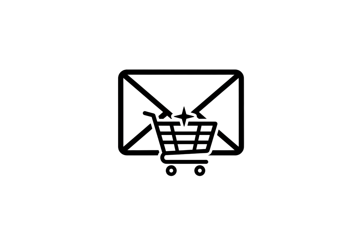 custom request order icon black and white