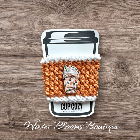 Pumpkin Spice Latte themed Drink Cozy Sleeves