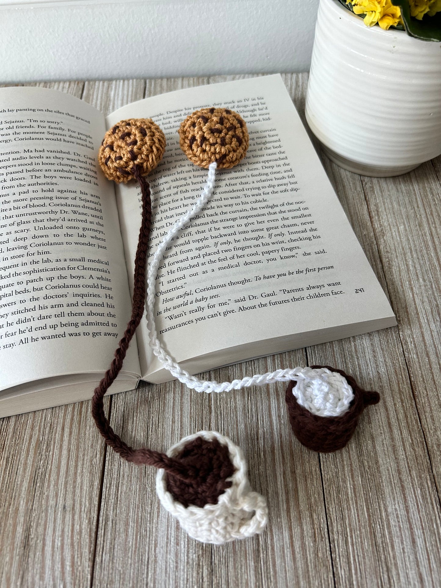 Bookmark Cookie and Drink in a Mug