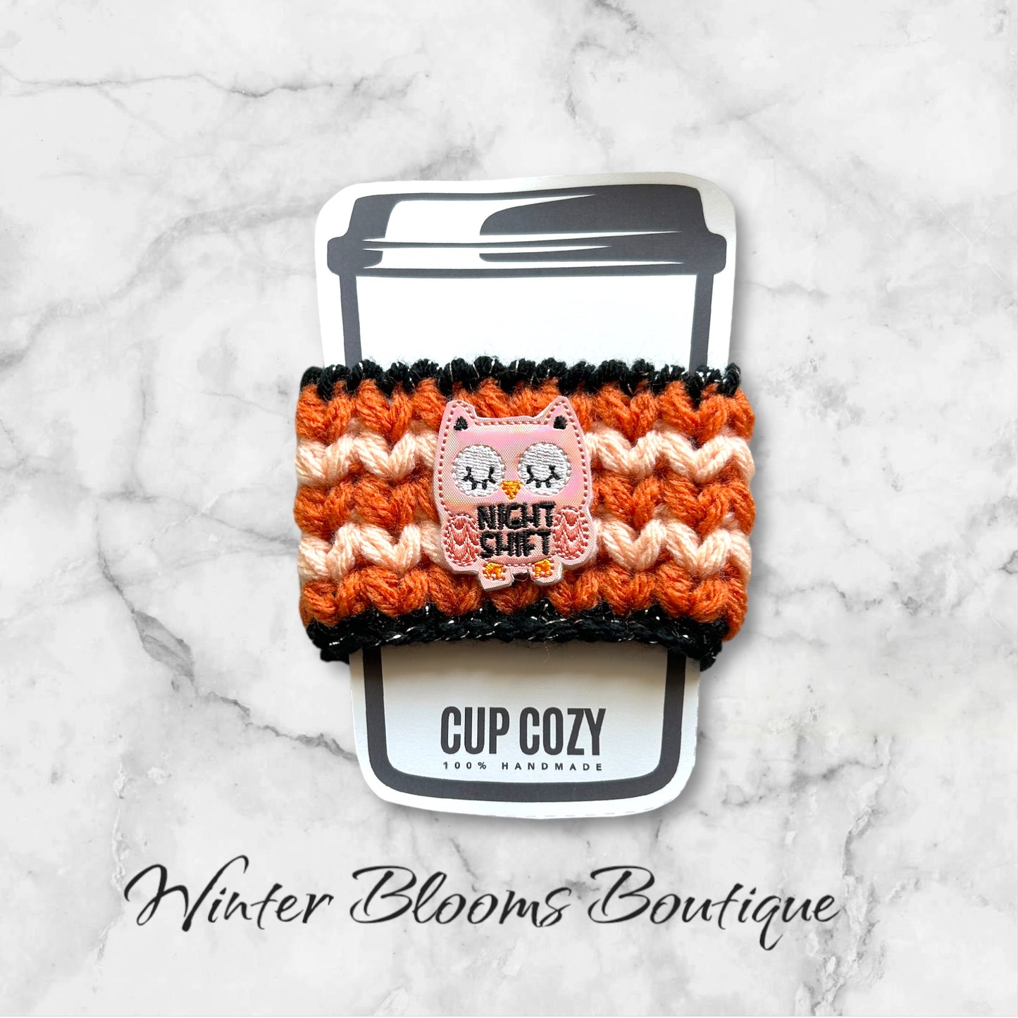 Night Shift Crew Workers themed Drink Cozy Sleeve