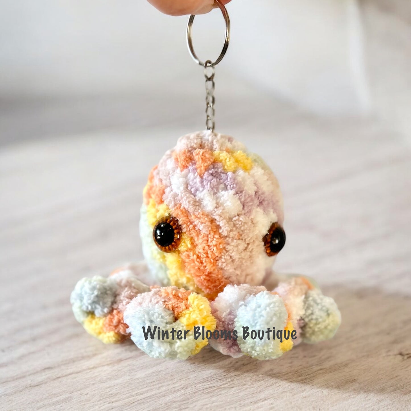 Octopus Backpack Buddy Toy Keychain Decor